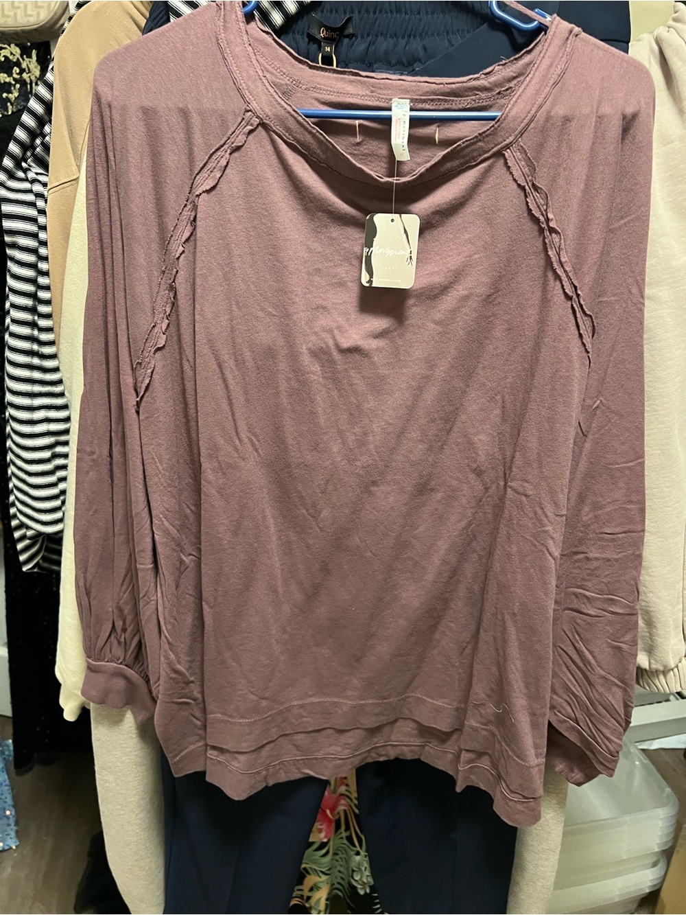 Free people movement Women's Oversized Balloon-Sleeve shirt - Picture 3 of 4